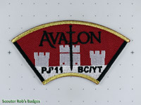 2011 - 11th British Columbia & Yukon Jamboree Sub Camp Avalon [BC JAMB 11-2a.x]
